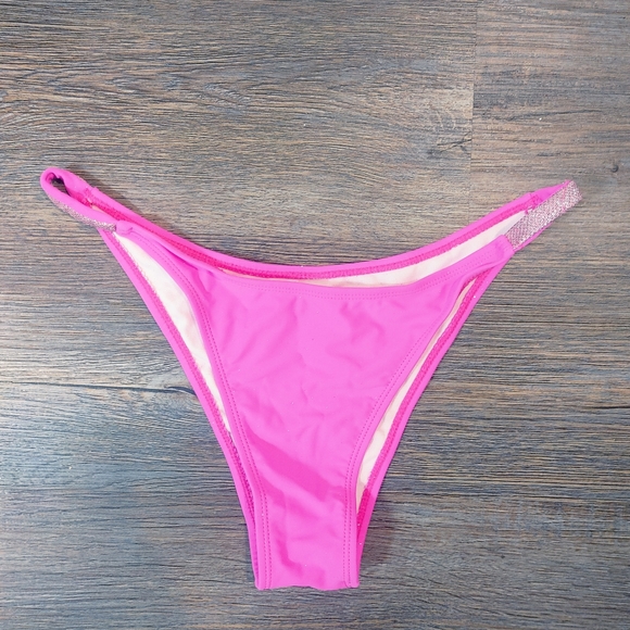 🌸 Hot Pink Sequined String Bikini - Picture 6 of 15